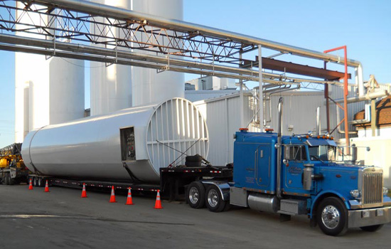 truck with fuel tank